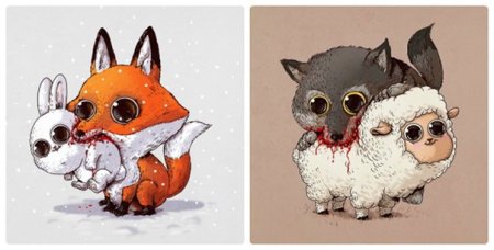 Рисунки для срисовки милые зверюшки