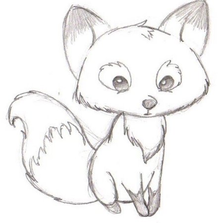 Рисунки для срисовки маленькие животные