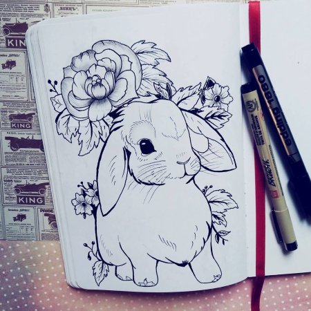 Рисунки для срисовки в блокнот