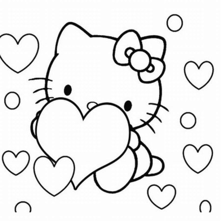Милый котик карандашом
