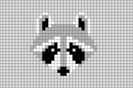 Хелло Китти по клеточкам