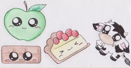 Тоторо рисунок карандашом