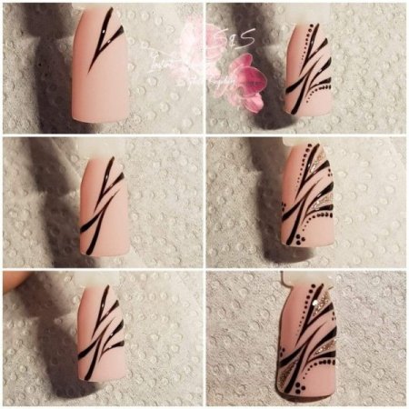 Узоры на ногтях для начинающих