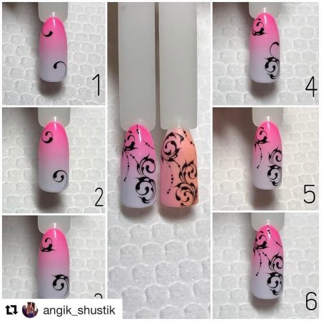 Самый лёгкий рисунок на ногтях