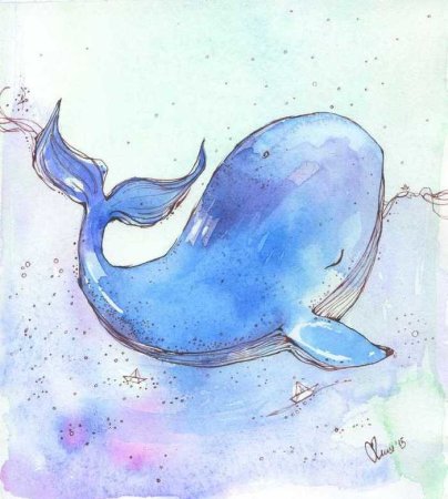 Рисунки акварелью для срисовки