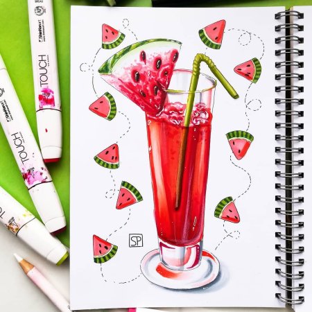 Рисунки маркерами для начинающих