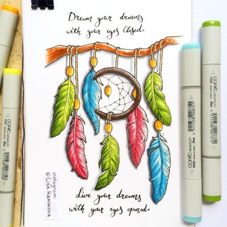 Рисование маркерами для начинающих