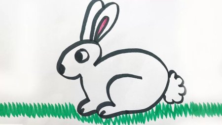 Заяц рисунок для детей
