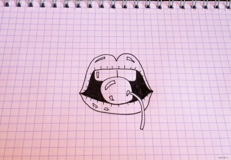 Рисунки ручкой легкие