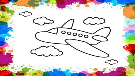 Самолёт рисунок карандашом