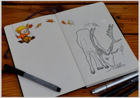 Маленькие рисунки для скетчбука