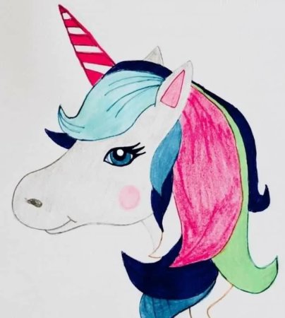 Единорог рисунок для детей