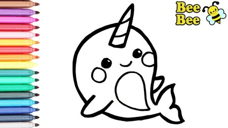 Как рисовать единорога для детей