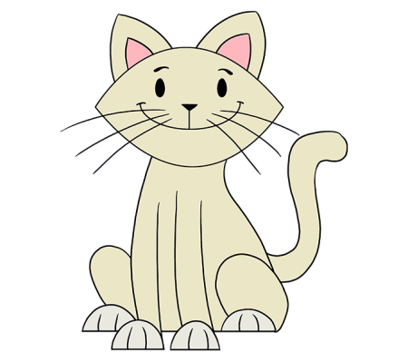 Рисуем кошку