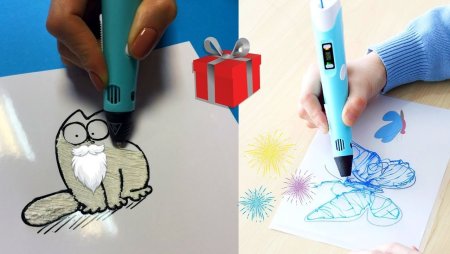 Рисунки 3д ручкой