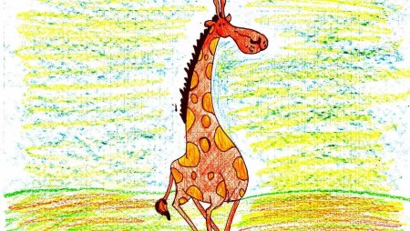 Как нарисовать жирафа