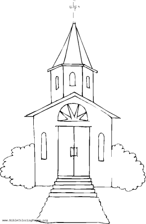 Церковь карандашом для детей