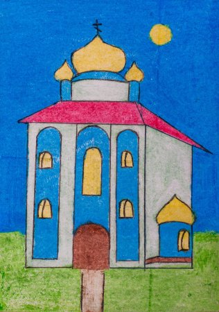 Детские рисунки собора