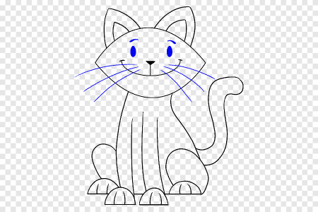 Кот для рисования
