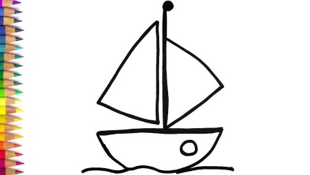 Кораблик карандашом