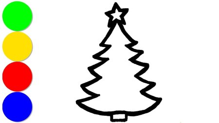 Елка рисунок