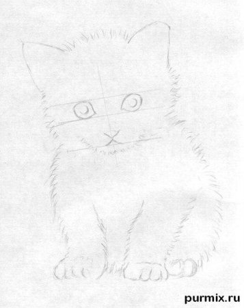 Котики для рисования для начинающих