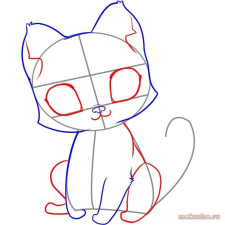 Маленькие котята рисование для детей