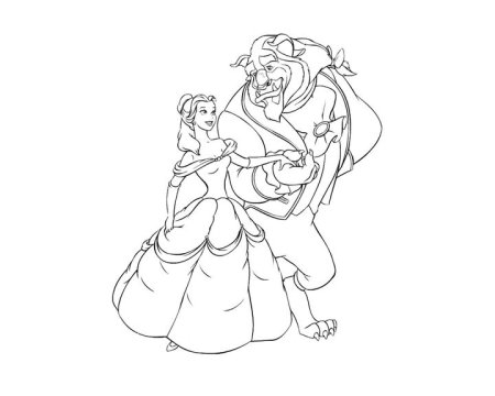 Раскраска чудовище Дисней