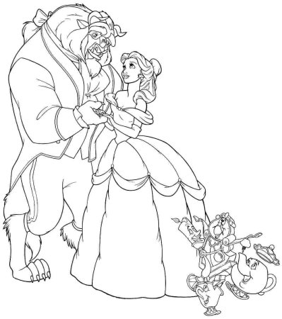 Beauty and the Beast Когсворт draw