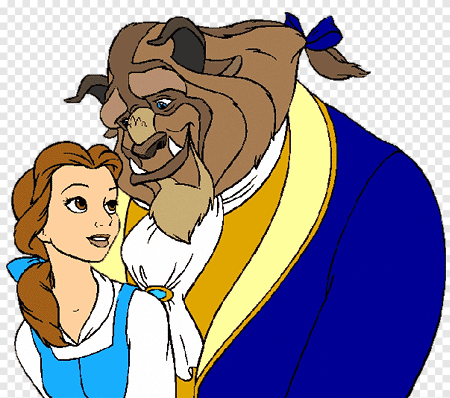 Раскраска Белль красавица и чудовище