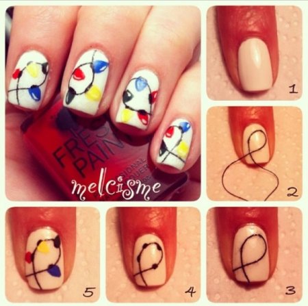 Рисунки на ногтях для начинающих