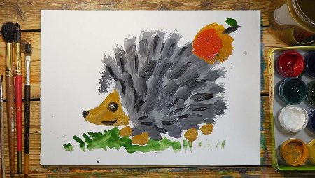 Рисование гуашью