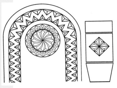 Геометрическая резьба по дереву узоры