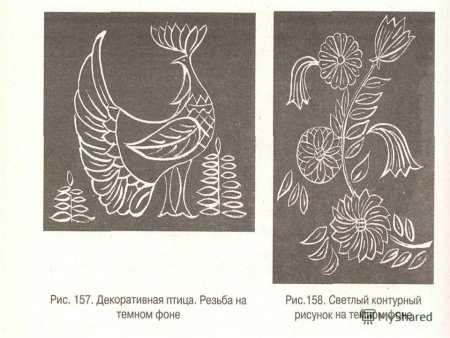 Узоры для контурной резьбы