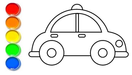 Трафареты машинок для детей