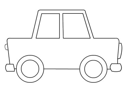 Трафареты машинок для детей