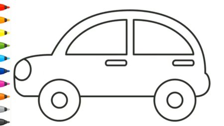 Трафареты машинок для детей