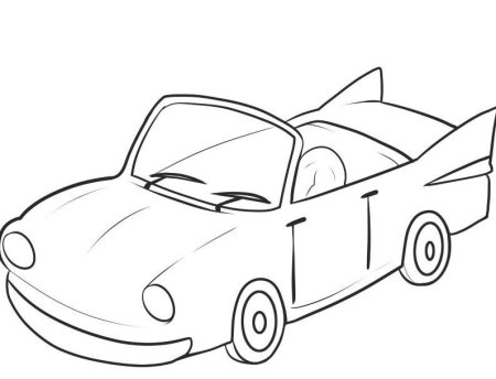 Машина трафарет для детей