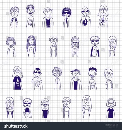 Детский рисунок ручкой