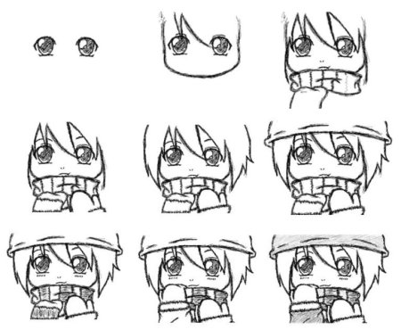 Уроки рисования аниме