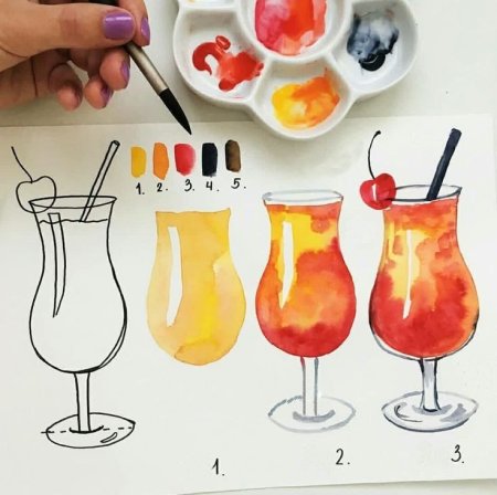 Рисунки маркерами для скетчинга