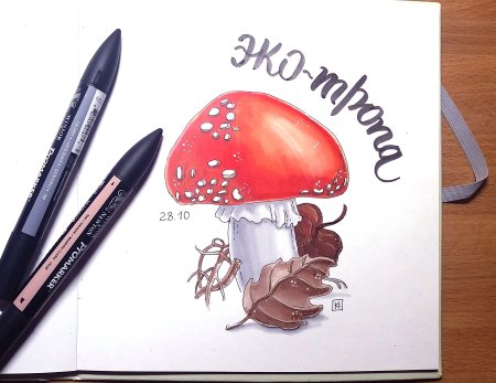 Рисунки маркерами для скетчинга