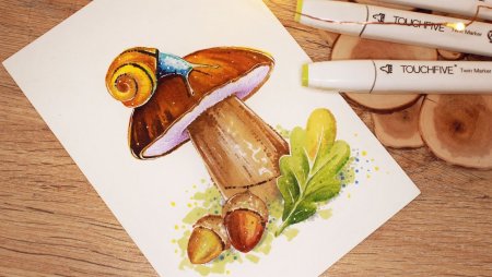 Рисование маркерами для начинающих