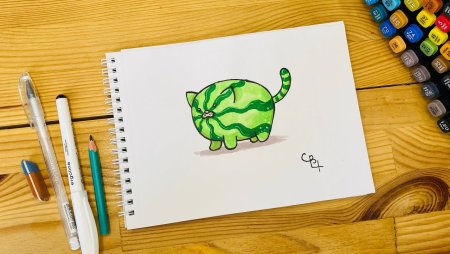 Скетчи маркерами для начинающих