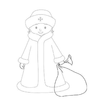 Рисовать Деда Мороза