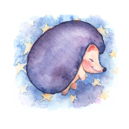 Детские иллюстрации акварелью