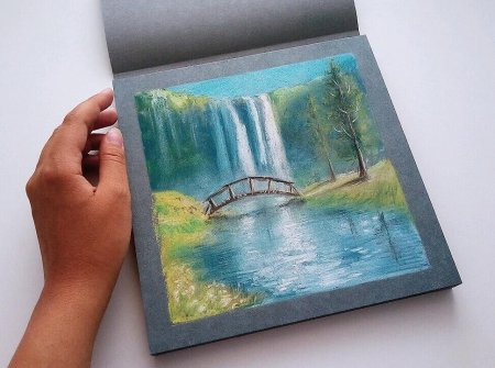 Рисование пастелью для детей пошагово