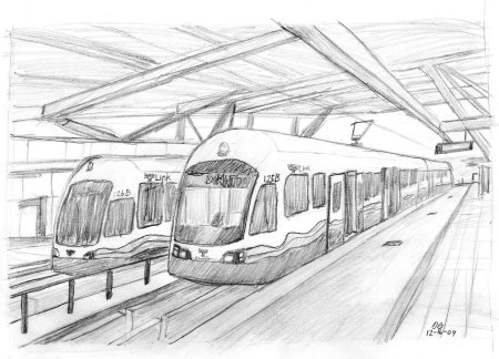 Метро для рисования