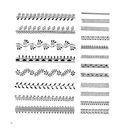 Мехенди узоры для начинающих
