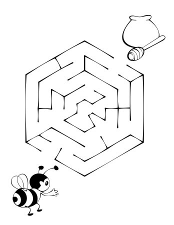 Maze Лабиринт Worksheet
